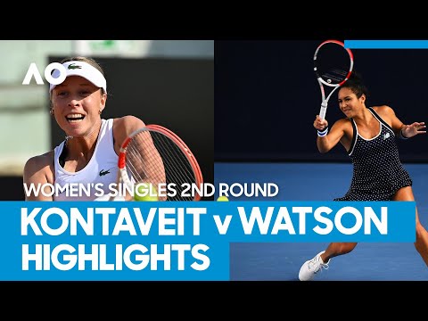 Anett Kontaveit vs Heather Watson Match Highlights (2R) | Australian Open 2021