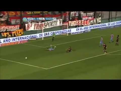 Arsenal vs Colon (Remate y travesaño de Graciani) Fecha 11