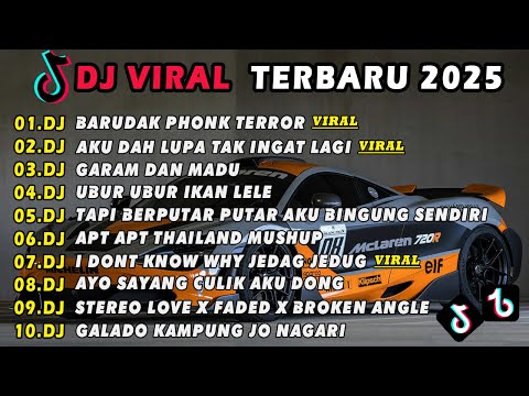DJ TIKTOK TERBARU 2025 🎵 DJ BARUDAK PHONK TERROR 🎵 DJ AKU DAH LUPA FULL ALBUM