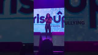 Anatalia singing “If I ain’t Got You” by Alicia Keys