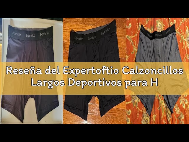 Vídeo relacionado con Expertoftio Largos Calzoncillos Deportivos para Hombre, Ropa Interior Funcional, Pack de 5, Deportiva Pantalones Cortos de Compresión con Apertura para Hombres