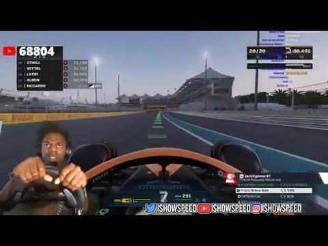 IShowSpeed Plays F1 22 And Freaks Out Again😂 *FULL VIDEO*