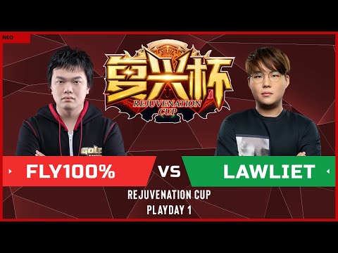 WC3 - Rejuvenation Cup: [ORC] Fly100% vs. LawLiet [NE] (Playday 1)