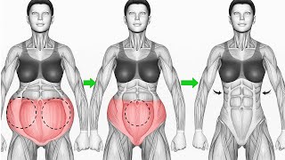 ➜ Melt Donut Belly Fat & Get A Flat Stomach Fast | 30 Minute Standing Workout For Women At Home