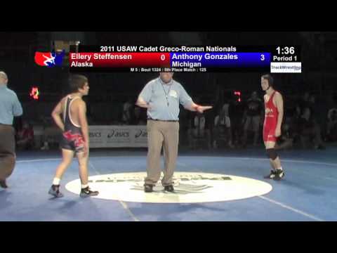 Cadet Greco 5th 125 - Anthony Gonzales (MI) vs. Ellery Steffensen (AK)