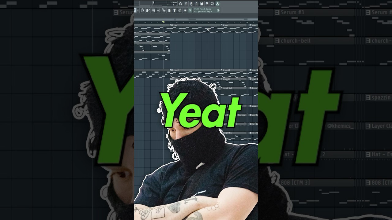 HOW TO MAKE YEAT BEATS ON FL STUDIO! (PART 1) #flstudio #flstudiotutorial