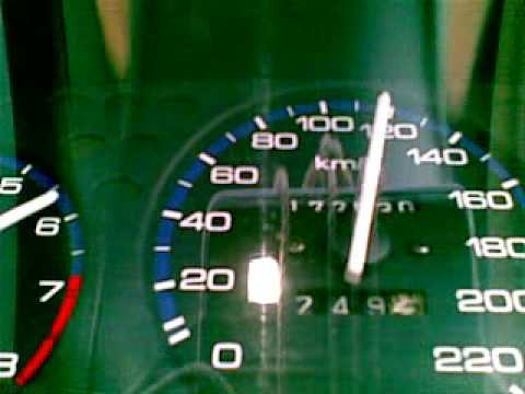 Honda Ballade(Civic) 180i 0-100 (7s) and 0-160 (16s) *