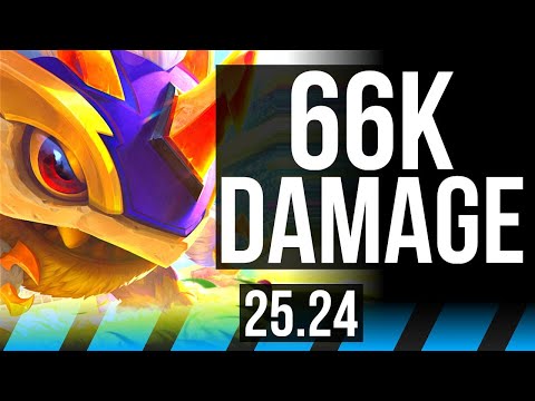 KOG'MAW vs IRELIA (MID) | 66K damage, 6k gold comeback, Press The Attack | BR Grandmaster | 25.24