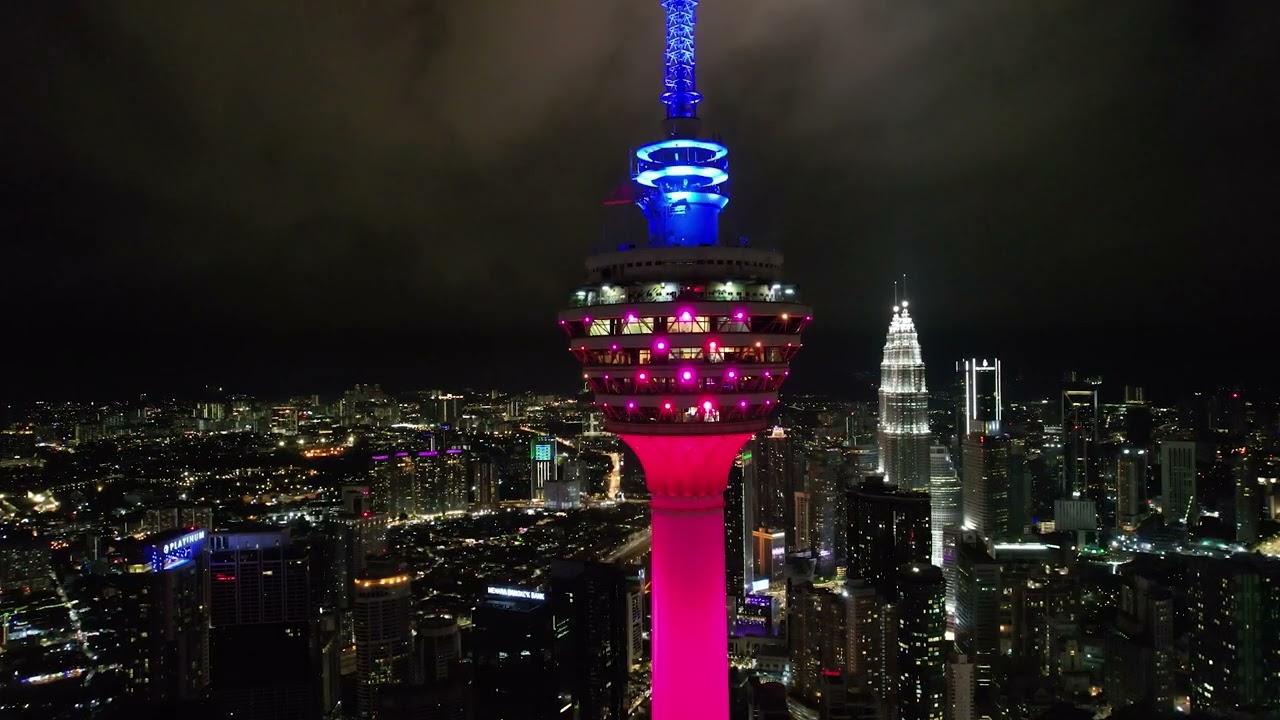 Behold the captivating bird-eye vistas of KL Tower.