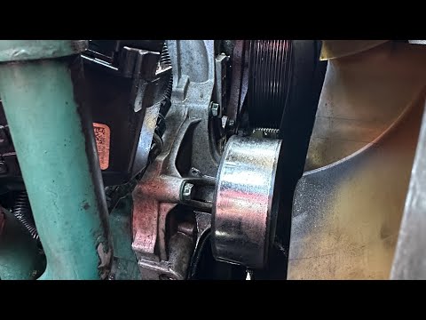 How to replace water pump on Volvo vnl d13 Mack