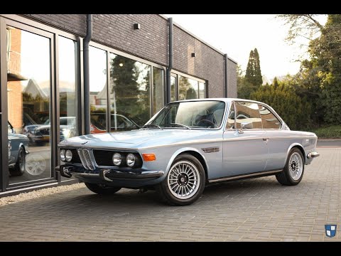 BMW 3.0 CSi in 037 Fjord Blue over Marine Leather with A/C - Oldenzaal Classics