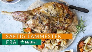 Lammestek med tilbehør tilpasset sesongen