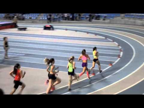 Charlotte Van Laethem 800 m Cadet 26-12-15