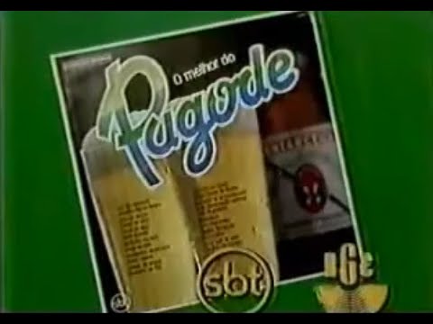 Comercial do LP O melhor do pagode (RGE, 1987)