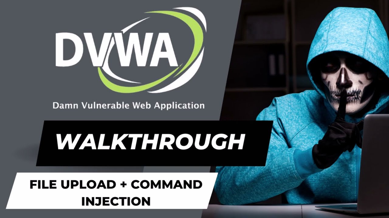 7. Chain multiple vulnerabilities in Bug bounty | DVWA File upload + Command Injection Walkthrough