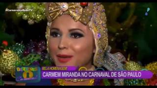 Carmen Miranda do samba explica corpão  'Seis anos de academia'