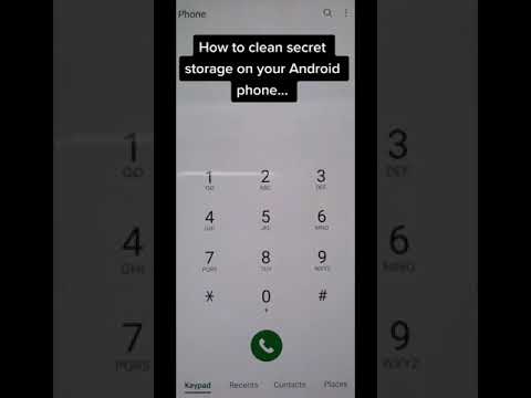 How to clean secret storage on your android phone #short #legit