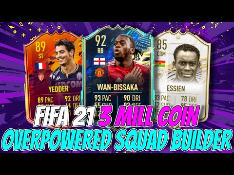 THE *BEST* MOST META 3 MILLION COIN SQUAD BUILDER IN FIFA 21! | FIFA 21 ULTIMATE TEAM!!