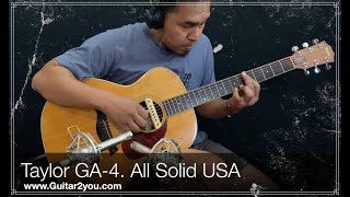 Video thumbnail for Taylor GA4    LR .Bagg M1 ( All Sold ) by top acoustic