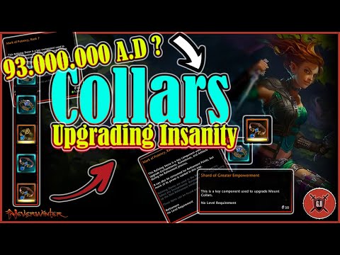 Neverwinter - The Insane Cost Of Upgrading Collars !!