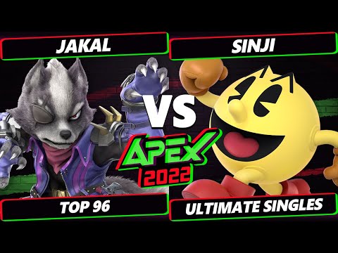 Apex 2022 - Jakal (Wolf) Vs. Sinji (Pac-Man) SSBU Ultimate Tournament