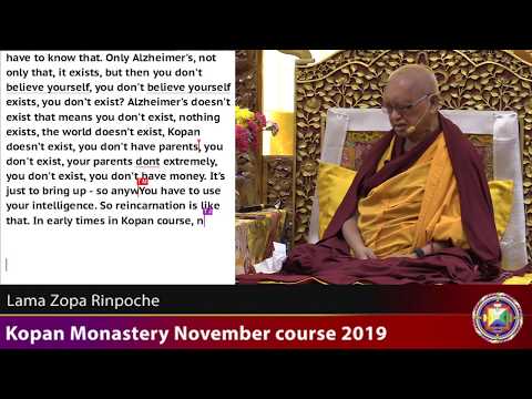 20191210 1900 Kopan - Commentary on verse from Nagarjuna on the Bodhisattva attitude
