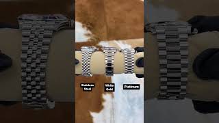 What&#39;s the best looking Rolex white metal?