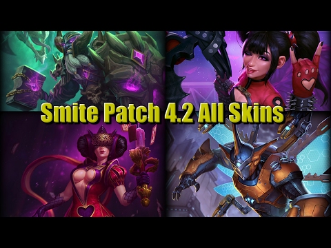 SMITE: Patch Notes 4.2 All Skins - Fafnir, Nox, AMC, Jing Wei