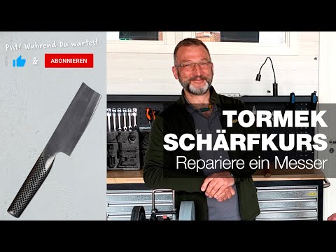Repariere ein beschädigtes Messer | Teil 15 | Tormek Live Schärfkurs