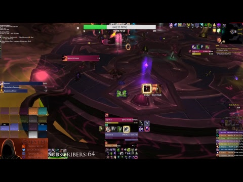 Mythic Antorus Garothi, Imonar, Kin'garoth, Varimathras, and Coven of Shivarra Affliction PoV 4/10