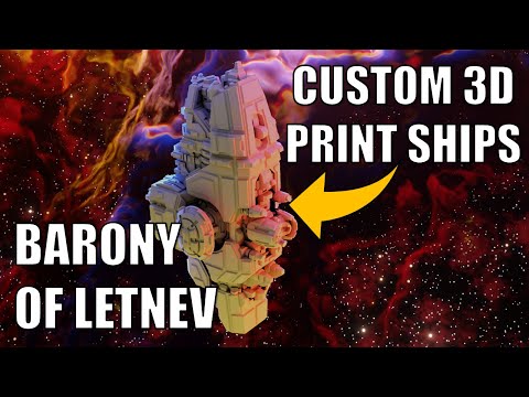 CUSTOM FACTION SHIPS for Twilight Imperium – Barony of Letnev