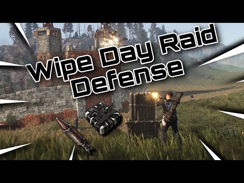 WIPE DAY DOMINATION LEADS TO INTENSE RAID DEFENSE!!! - Rust Console Edition