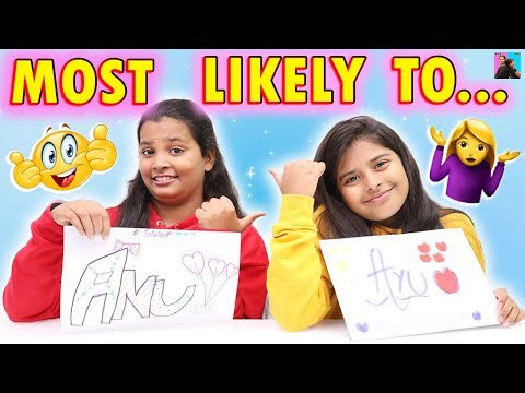 Who's Most Likely To – The Challenge | Sibling, Best Friend Tag Questions | Fun Time With Ayu  Anu Video