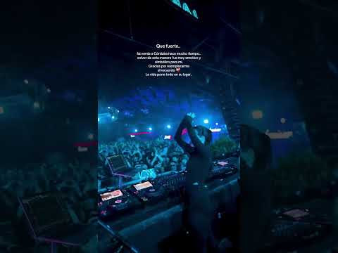 GRACIAS CÓRDOBA 🥹🫀. Espero verlos pronto!! #malenanarvay #musicatechno #electronicmusic #cordoba
