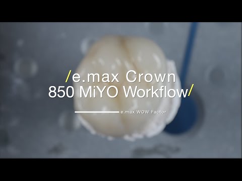 e.max and 850 MiYO Stain & Glaze Workflow Simplified