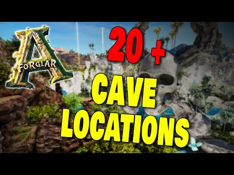20+ CAVE LOCATIONS  ON FORGLAR IN ARK SURVIVAL ASCENDED