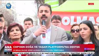 CHP’den Doğa ve Yaşam Platformu’na destek!