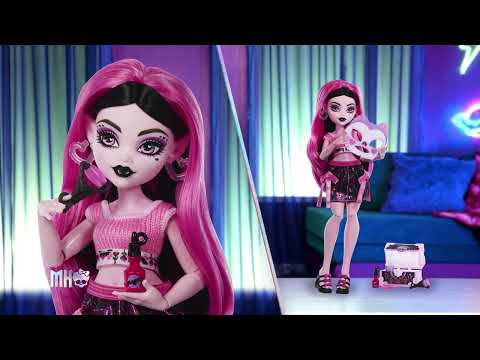 Lėlės ir aksesuarų rinkinys „Monster High Self-Scare Secrets Drakulaura“, JHK43