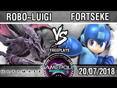 [GAMEPOLIS 2018] Robo~Luigi (Ridley) vs ForTseKe (Megaman) - SSBU E3 Demo - Freeplays
