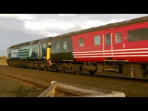 Prestatyn 9.9.2013 - 3 x classic British Rail locos - Class 37 47 97