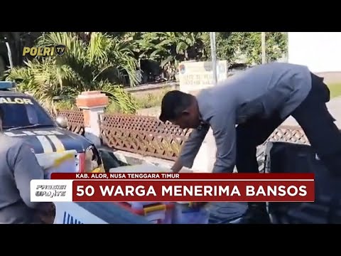 PRESISI UPDATE: POLDA NTT BERI BANSOS DI KABUPATEN ALOR SAMBUT HARI BHAYANGKARA KE-79 16/06/25 08.00