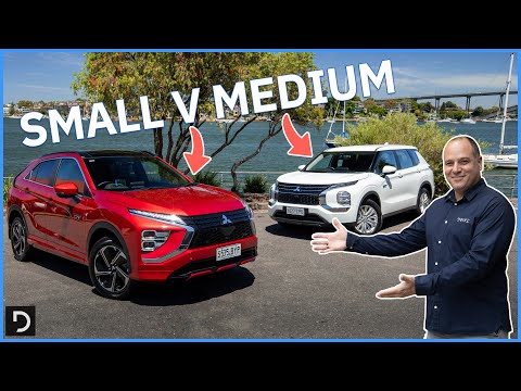Medium or Small SUV? Mitsubishi Outlander PHEV v Eclipse Cross PHEV | Drive.com.au