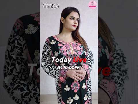 Join live today 10 pm#chikankari #fashion #style #summercollection #shorts