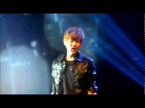 120303 Beast Singapore Beautiful Show - On Rainy Days (Hyunseung Focus)