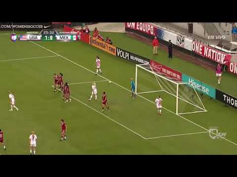Jugadon de Alex Morgan vs Mexico |