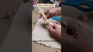 DIY Corn Husk Dolls #shorts