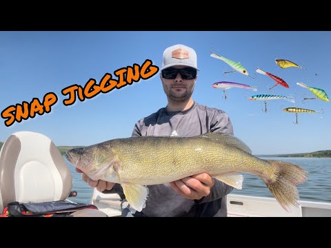 Snap Jigging for Walleye! / Top Glide Baits