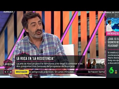 La reacción viral de Juan del Val sobre la cantidad de veces que practica sexo Nuria Roca
