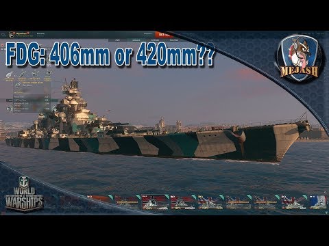 Friedrich Der Große: 406mm or 420mm guns?!?