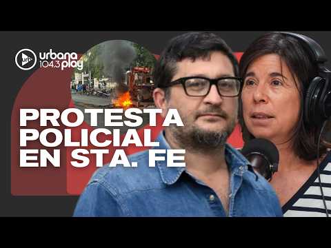 "La propia Policía reprimió a familiares de policías": PROTESTA POLICIAL en SANTA FE #DeAcáEnMás